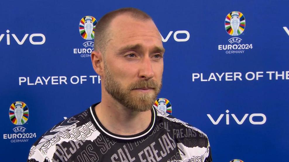 Eriksen reaction to Denmark draw