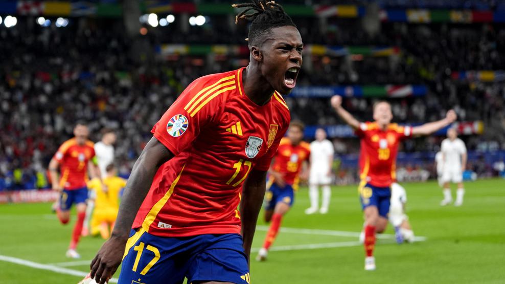 西班牙 vs 英格兰本场最佳球员:尼科·威廉姆斯