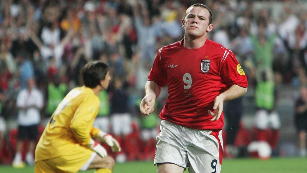 2004 年欧洲杯精彩瞬间:聚焦韦恩·鲁尼